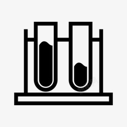 实验物品试管架物体材料图标高清图片