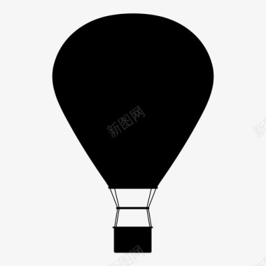 漂浮导航条气球飞机篮子图标图标
