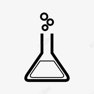 液体过滤器烧瓶烧杯化学图标图标