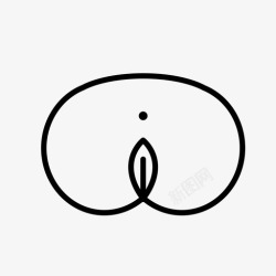 身体指标女性生殖器女性尿道图标高清图片