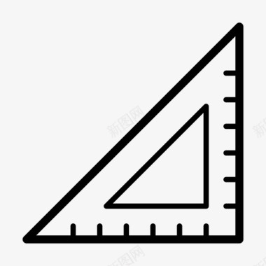 方形构成集合正方形科学学校图标图标