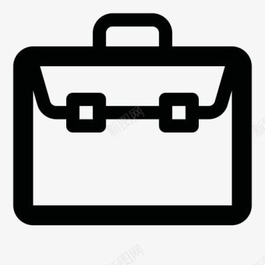 公文包手提箱派图标图标