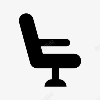 坐椅子按摩椅临床座椅图标图标