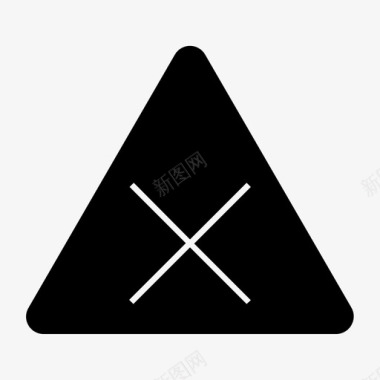 x手绘x和删除标志图标图标