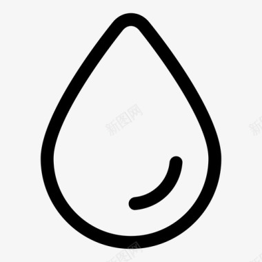 icon水滴水雨图标图标