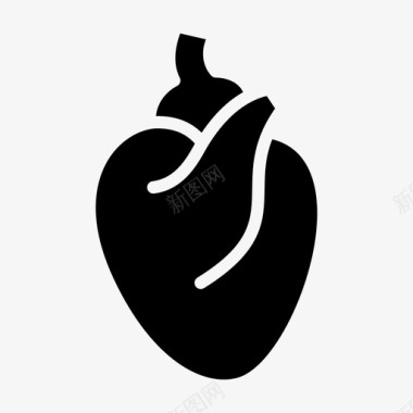 平板心脏心肌体征图标图标