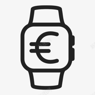 CDR苹果smartwatch欧元smartwatcheuro联合图标图标