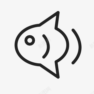 鱼吃新鲜图标图标