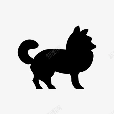 吉顺德小狗宠物图标图标