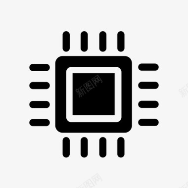 传感器微芯片传感器不图标图标