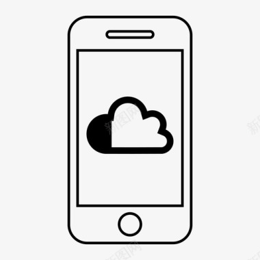 手机云服务应用移动云软件手机图标图标