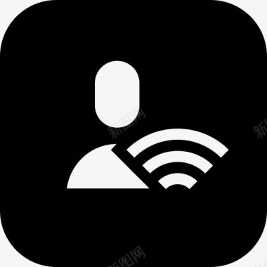 wifi用户音乐互联网图标图标