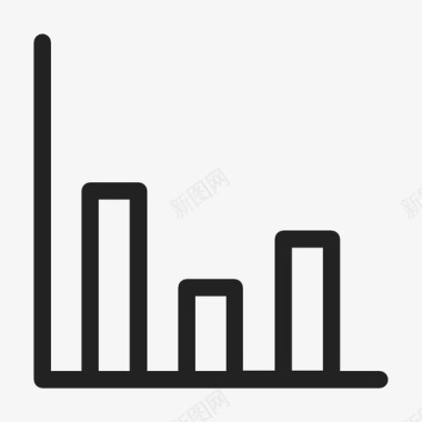 柱状图统计信号图标图标