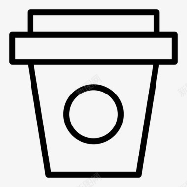咖啡杯星巴克马克杯图标图标
