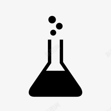 液体过滤器烧瓶烧杯化学图标图标