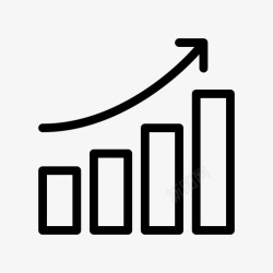 质量效益增长效益业务图标高清图片