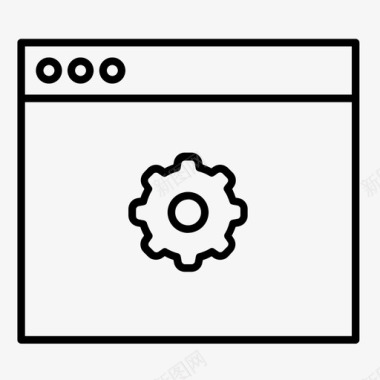 矢量窗口设置工具软件图标图标