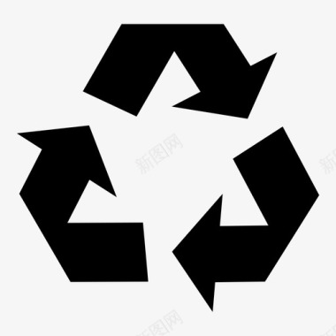 杰作回收废物垃圾图标图标