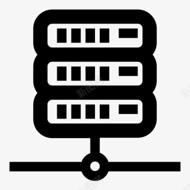 局域网网卡服务器网络计算机数据库图标图标