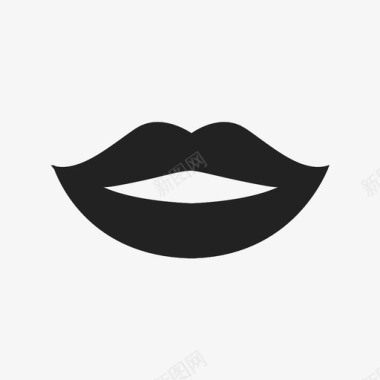 嘴唇的女人嘴唇女性图像图标图标