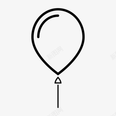 气球氦气气体图标图标