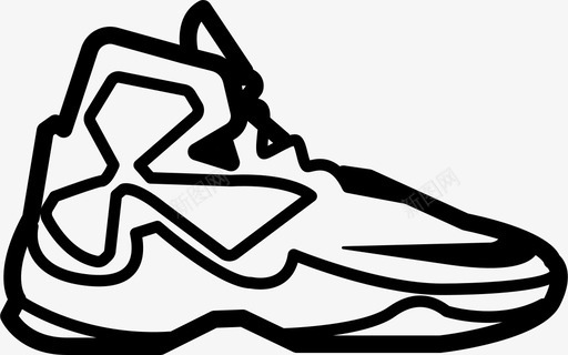 篮球icon运动鞋拖鞋鞋图标图标