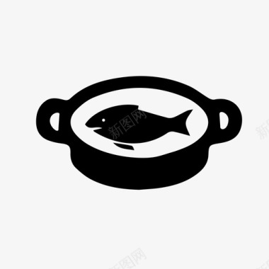 韭菜炒鱼鱼厨师菜图标图标