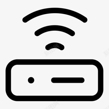 WIFI网络无线路由器连接方便图标图标