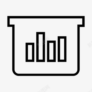 实力展示条形图统计数量图标图标
