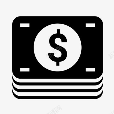 一捆一捆钱不持有图标图标