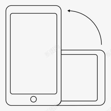 手机电脑标志纵向定位智能手机摇手机图标图标