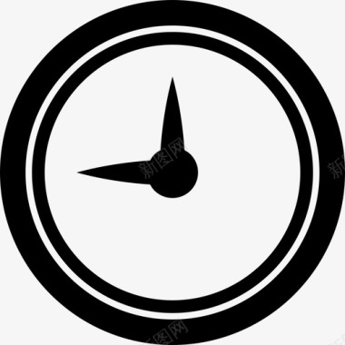 圆形挂钟工具和器具基本图标图标