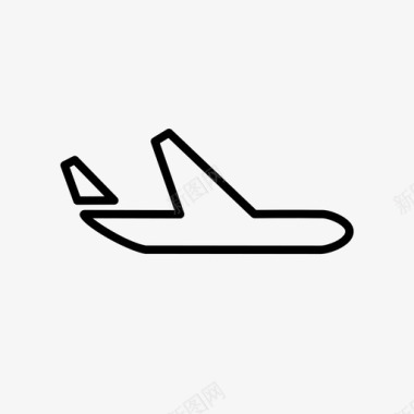 云彩飞机交通旅行图标图标