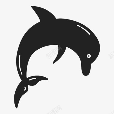 海豚海洋世界海豹图标图标