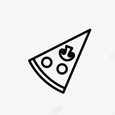 吃披萨吃快餐图标图标