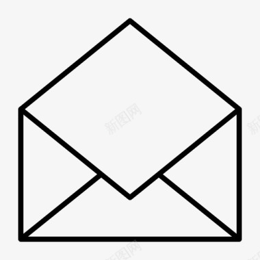 印章信封电子邮件信件图标图标