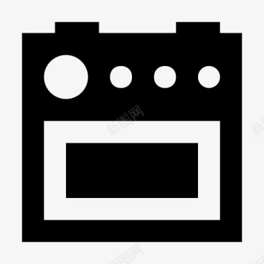 煤气灶炉灶莫德林粘胶图标图标