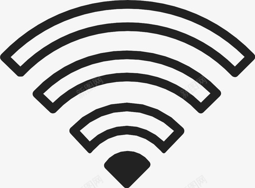 主机电脑wifi上传信号弱图标图标