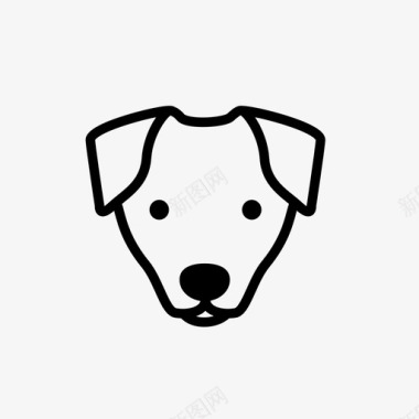 杰克拉塞尔狗拥抱图标图标