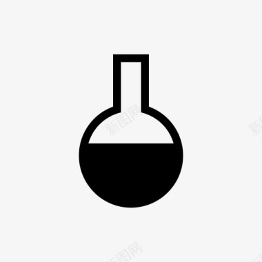 实验室蒸馏瓶圆瓶对象材料图标图标