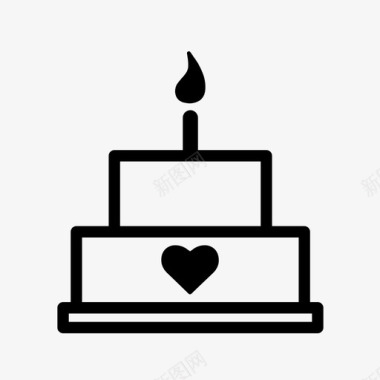 生日蛋糕特别吃图标图标