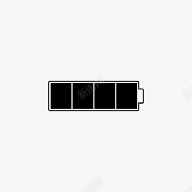 电源功率电池充电duracell图标图标
