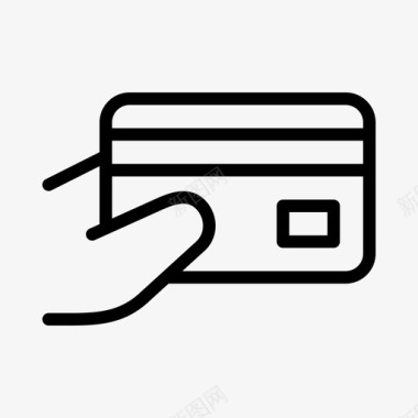信用卡宣传册信用卡延期付款付款图标图标