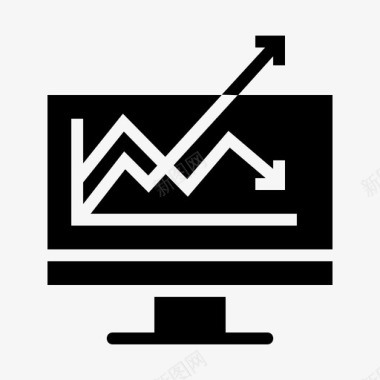 巨大折线图统计图表外图标图标