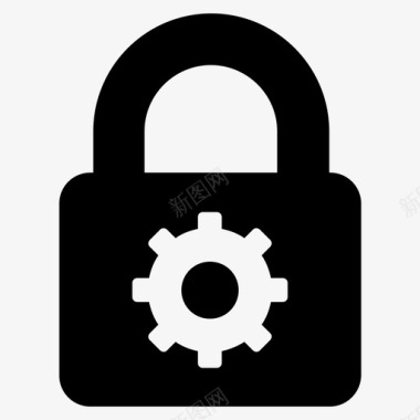 保护安全设置服务器保险箱图标图标