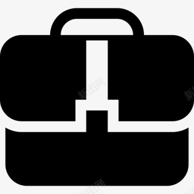 黑色手提包工具和用具基本图标图标