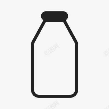 奶瓶维生素d营养图标图标