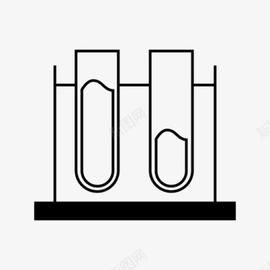 实验图标试管化学实验图标图标