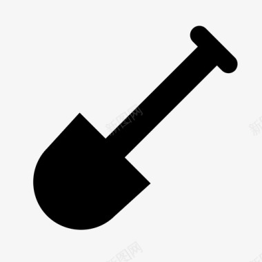 金属勺工具铁锹图标图标