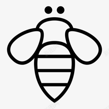 蜜蜂刺星座图标图标